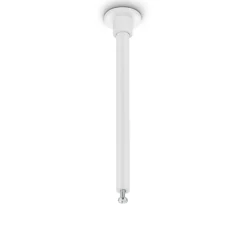 Skinnesystem ^ Trio Lighting Monteringsstang til DUOline-skinne, hvid, 12,5 cm