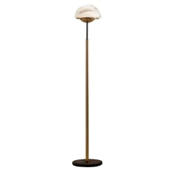 Sil-Lux Gulvlamper|Gulvlamper > Moon gulvlampe af Muranoglas, alabaster
