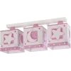 Dalber Loftlamper > Moonlight børneloftslampe, tre lys, pink