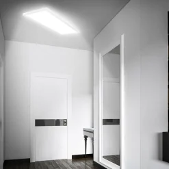 Briloner Gang|Loftlamper > Move LED-panel, sensor, 58 x 20 cm, IP44, plast, hvid