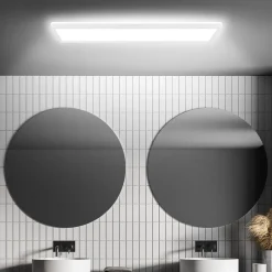Briloner Gang|Loftlamper > Move LED-panel, sensor, 58 x 20 cm, IP44, plast, hvid