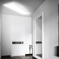 Briloner Gang|Loftlamper > Move LED-panel, sensor, 98 x 20 cm, IP44, plast, hvid