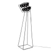 SELETTI Gulvlamper > Multilamp gulvlampe, 6 lyskilder, sort