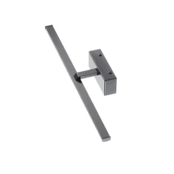 Væg- Og Spejllamper ^ Fabas Luce Nala LED-væglampe, sort, bredde 50 cm