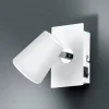 Trio Lighting Spotlights|Væglamper > Narcos hvide LED-vægspot med drejeligt hoved