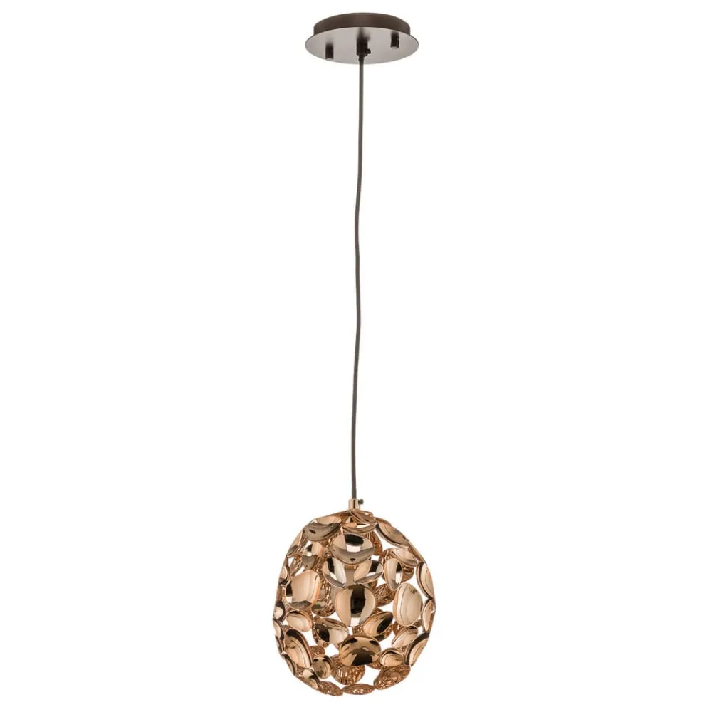 Schuller Valencia Pendellamper|Pendellamper > Narisa LED-pendel Ø 18 cm rosaguld/brun