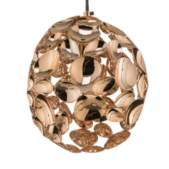 Schuller Valencia Pendellamper|Pendellamper > Narisa LED-pendel Ø 18 cm rosaguld/brun