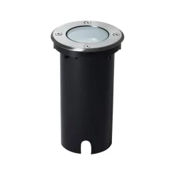 Nedgravet Udebelysning|Udendørs Spot ^ Brilliant Nedgravningslampe Itch, Ø 11 cm, stål, metal