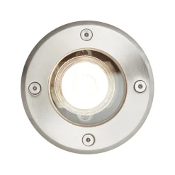 Nedgravet Udebelysning|Udendørs Spot ^ Brilliant Nedgravningslampe Itch, Ø 11 cm, stål, metal