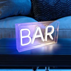 Dekorationsbelysning ^ JUST LIGHT. GmbH Neon Bar LED-bordlampe, USB