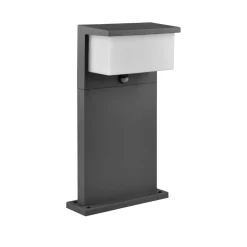 Sokkellamper Med Sensor|Sokkellamper ^ Trio Lighting Nestos LED-piedestallampe med bevægelsessensor, IP54