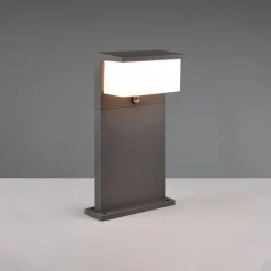 Sokkellamper Med Sensor|Sokkellamper ^ Trio Lighting Nestos LED-piedestallampe med bevægelsessensor, IP54
