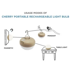 Newgarden Dekorationsbelysning > Cherry LED-dekorationslampe beige/hvid