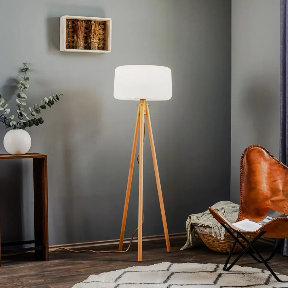 Newgarden Gulvlamper > Chloe In & Out gulvlampe, trebenet