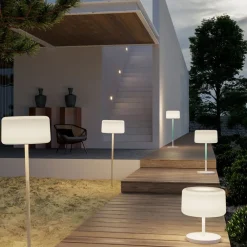 Solcellelamper|Udendørs Spot ^ Newgarden Chloe Plant gulvlampe med solceller i træ