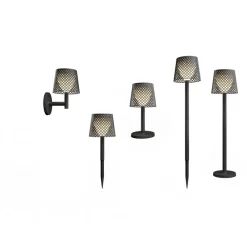 Newgarden Solcellelamper > Greta LED-solcellelampe, sort