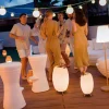 Solcellelamper ^ Newgarden LED-batteridrevet gulvlampe Apolo, hvid, PE, IP44