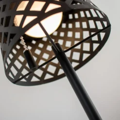 Newgarden Dekorationsbelysning|Solcellelamper > LED-bordlampe Gretita, sort, metal