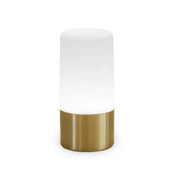 Newgarden Dekorationsbelysning|Terrassebelysning > LED-bordlampe Maia messingfarvet IP54 RGBW