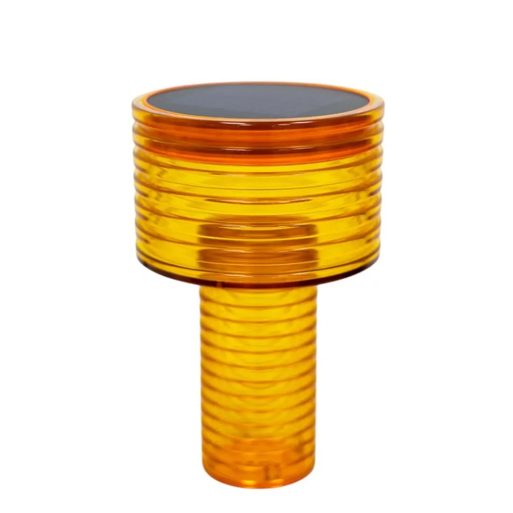 Solcellelamper ^ Newgarden LED-solcellelampe Ambar, orange, PMMA, IP44