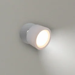 Gang|Væglamper ^ Newgarden LED-væglampe Roll 8, hvid, drejelig
