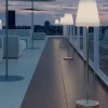 Newgarden Solcellelamper|Terrassebelysning > Lola Slim 120 gulvlampe med solceller antracit