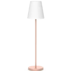 Newgarden Solcellelamper|Terrassebelysning > Lola Slim 180 LED-gulvlampe rosaguld