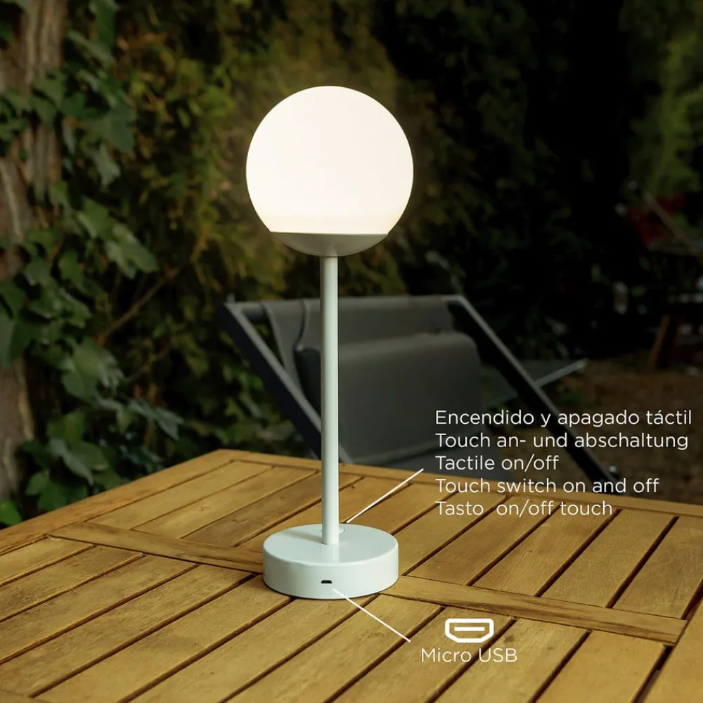 Dekorationsbelysning|Terrassebelysning ^ Newgarden Norai Slim LED-bordlampe, messing
