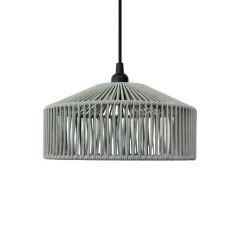 Newgarden Udendørs Pendellamper > pendellampe Calabardina, grøn, reb, Ø30cm, IP44