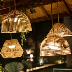 Udendørs Pendellamper|Terrassebelysning ^ Newgarden Reona LED-hængelampe med genopladeligt batteri
