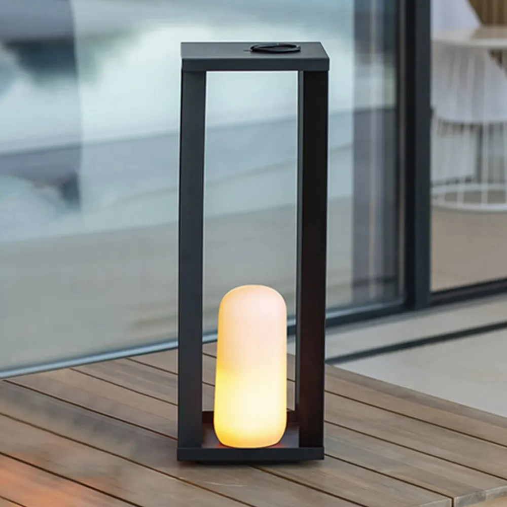 Dekorationsbelysning|Terrassebelysning ^ Newgarden Siroco LED terrasselampe, højde 50 cm