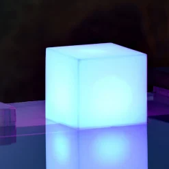 Newgarden Terrassebelysning > solcellelampe Cuby cube, højde 32 cm