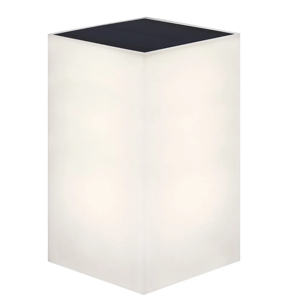 Newgarden Solcellelamper > Wally LED-solcellelampe til vægmontering, 12 x 18 cm