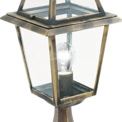 Searchlight Sokkellamper > New Orleans sokkellampe, sort-guld