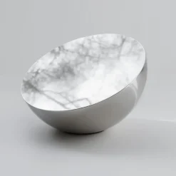 New Works Møbel Og Interiør > Bordsspejl Aura, Ø 13 cm, stål, poleret