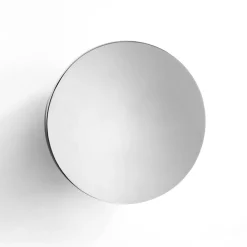 New Works Møbel Og Interiør > Væg spejl Aura Large, Ø 13 cm, stål