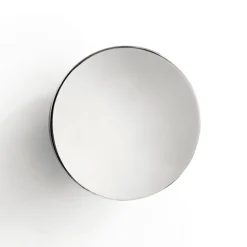 Møbel Og Interiør ^ New Works Væg spejl Aura Small, Ø 10 cm, stål