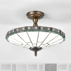 Loftlamper|Loftlamper ^ Searchlight New York loftlampe i Tiffany-stil