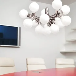 Lysekroner ^ next DNA ChandelierXL - lysekrone i krom