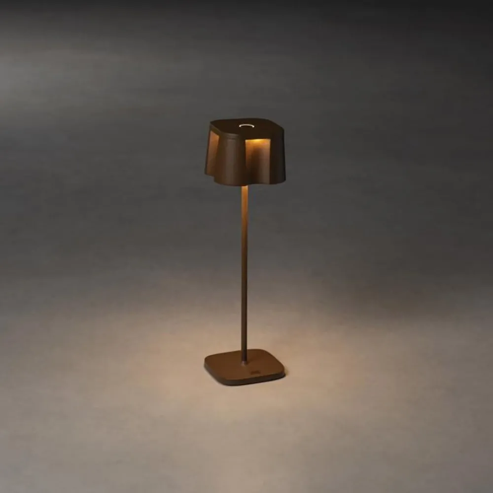 Konstsmide Dekorationsbelysning > Nice LED-dekorationslampe, USB-ladeport, rust
