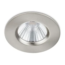 Trio Lighting Loftlamper|Indbygningsspots > Nikkelfarvet LED-indbygningsspot Zagros, IP65
