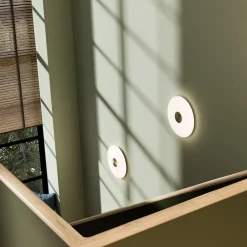 Northern Væglamper > LED-væglampe Glint, Ø 25 cm, glas, opal hvid
