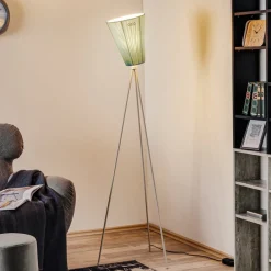 Northern Gulvlamper|Gulvlamper > Oslo Wood gulvlampe hvid/lyseblå