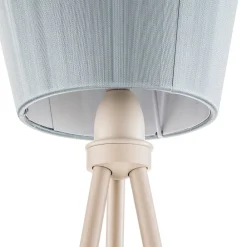 Northern Gulvlamper|Gulvlamper > Oslo Wood gulvlampe hvid/lyseblå