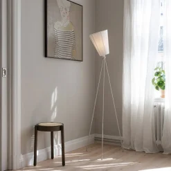 Northern Gulvlamper|Gulvlamper > Oslo Wood gulvlampe hvid/hvid
