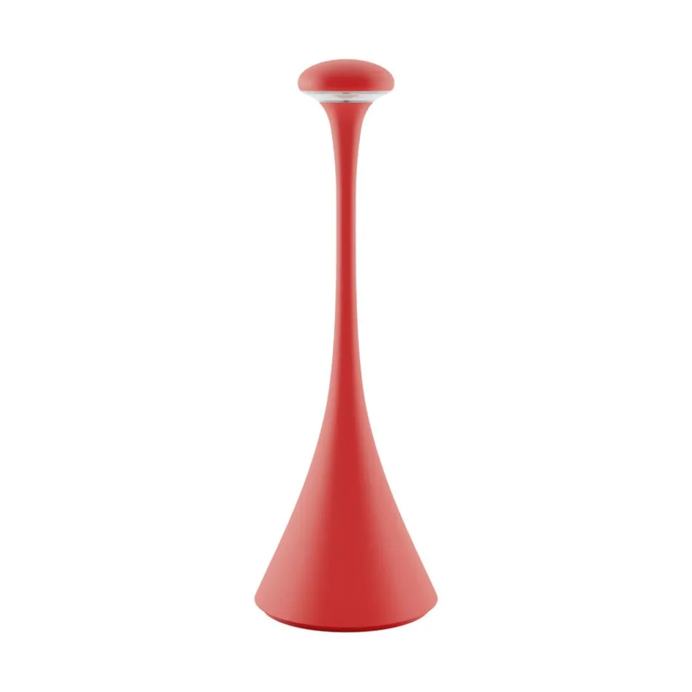 Sigor Dekorationsbelysning > Nudrop LED-bordlampe, batteri, IP54, ildrød