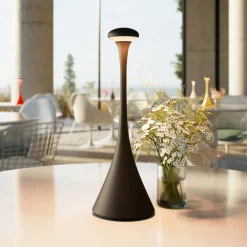 Sigor Dekorationsbelysning > Nudrop LED-bordlampe, batteri, IP54, natsort