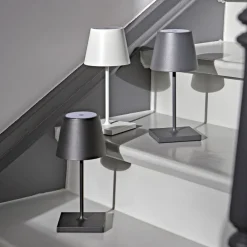Dekorationsbelysning|Terrassebelysning ^ Sigor Nuindie mini LED genopladelig bordlampe, USB, grafit, IP54, dæmpbar