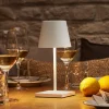 Dekorationsbelysning|Terrassebelysning ^ Sigor Nuindie mini LED genopladelig bordlampe, USB-C, hvid, IP54, dæmpbar