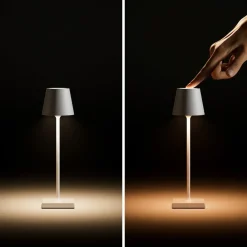Sigor Dekorationsbelysning|Terrassebelysning > Nuindie pocket LED genopladelig bordlampe, sort, IP54, dæmpbar